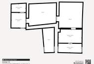 Althaus und Garten mit Perspektive