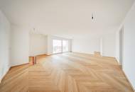 Exklusiver Neubau Erstbezug - 4 Zimmer mit Balkon, Grünblick, Fitness &amp; Garage