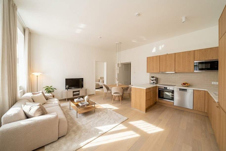 Stilvoll sanierte 3-Zimmer-Wohnung mit optimaler Raumaufteilung!, Wohnung-kauf, 499.000,€, 1020 Wien 2., Leopoldstadt