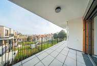 Exklusiver Neubau Erstbezug - 4 Zimmer mit Balkon, Grünblick, Fitness &amp; Garage