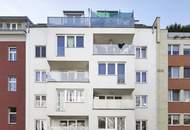 Sonnendeck-Terrasse im Innenhof, traumhafte 2-Zimmer Neubauwohnung