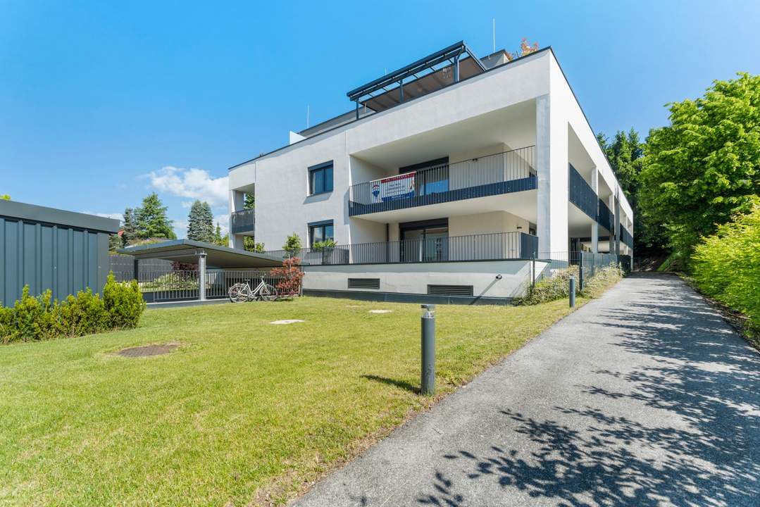Nah am See, nah an der Stadt: Helle 3-Zimmer-Wohnung mit Terrasse in Krumpendorf am Wörthersee