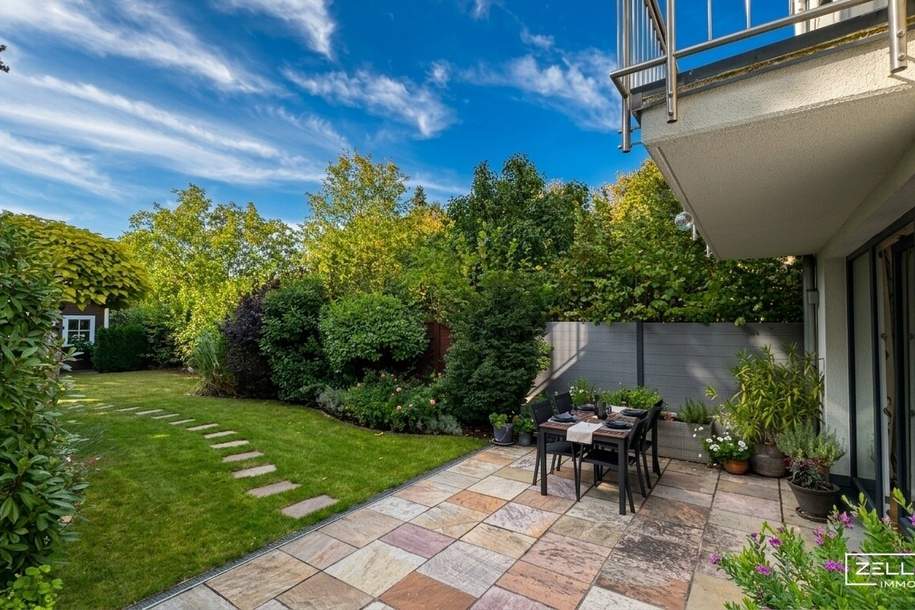 Modernes Wohnen am Grünrand Wiens – elegantes Haus mit Südgarten nahe den Maurer Weinbergen | ZELLMANN IMMOBILIEN, Haus-kauf, 1.250.000,€, 1230 Wien 23., Liesing