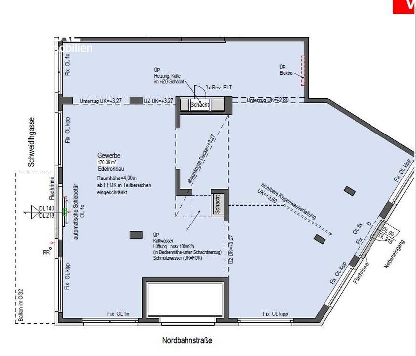 SCHWEIDLGASSE 24 (NORDBAHNVIERTEL) - GESCHÄFTSLOKAL ZU VERMIETEN