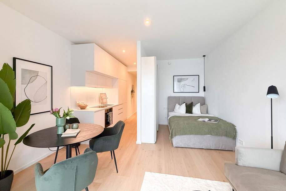 Hochwertig ausgestattete Wohnung in den Danube Flats, Wohnung-miete, 1.500,00,€, 1220 Wien 22., Donaustadt