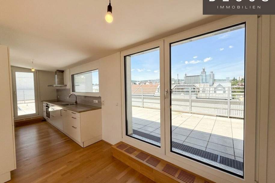 | 4-ZIMMER WOHNUNG | DACHGESCHOSS | HÜTTELDORFER STRASSE | NEUBAU |, Wohnung-miete, 2.649,99,€, 1140 Wien 14., Penzing