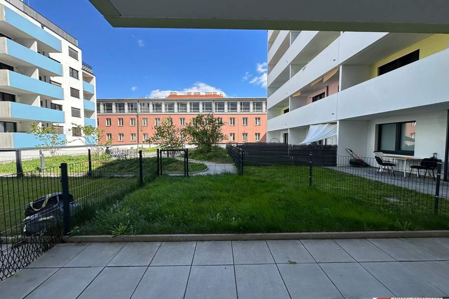Neuwertige 2-Zimmer-Wohnung mit Garten &amp; Terrasse in 1200 Wien, Miete €979!, Wohnung-miete, 979,00,€, 1200 Wien 20., Brigittenau