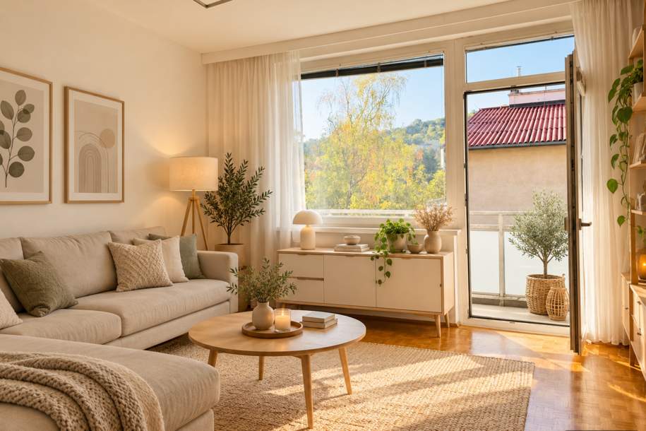 Top Preis! Grünruhelage mit Balkon in Salmannsdorf!, Wohnung-kauf, 235.000,€, 1190 Wien 19., Döbling