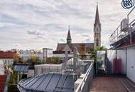 Luxus-Dachgeschosswohnung mit Galerie und zwei Terrassen in bester Lage des 9. Bezirks