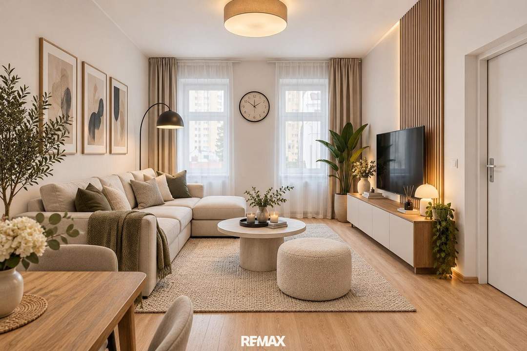 ''3-Zimmer-Altbau.Loggia.Kagranerplatz.Fertig verliebt''