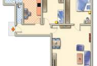 Geräumige 3-Zimmer Wohnung mit schöner Aussicht und viel Potenzial