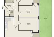 4 ZIMMER I RUHIGE LAGE I 2 LOGGIEN I GARTEN