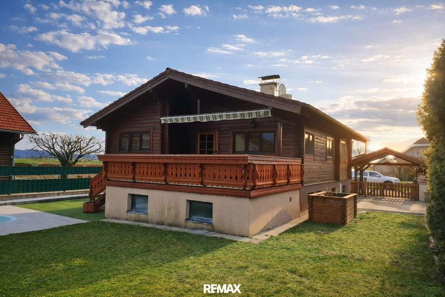 Rarität! Holzblockhaus auf Eigengrund in der Steinbrunner Seesiedlung, Haus-kauf, 335.000,€, 7035 Eisenstadt-Umgebung