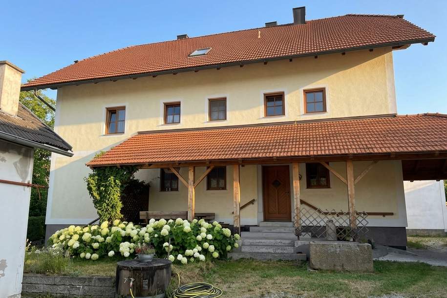 Wohnhaus inkl. Pool, Stall-, Nebengebäude und ca. 2,2 ha landw. Nutzgrund, Haus-kauf, 699.000,€, 4633 Grieskirchen