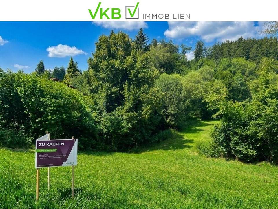 Naturverbunden wohnen – Baugrundstück mit Lebensqualität in Eidenberg