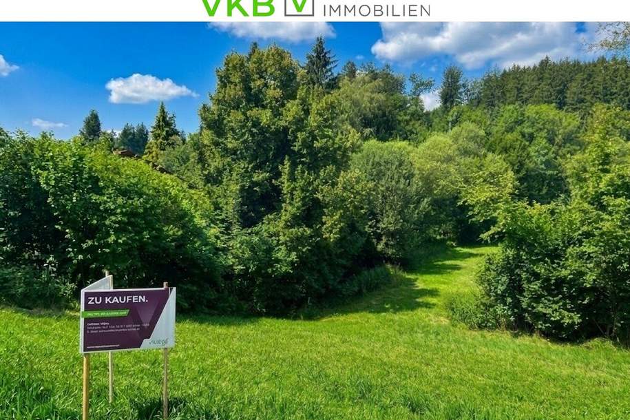 Naturverbunden wohnen – Baugrundstück mit Lebensqualität in Eidenberg, Grund und Boden-kauf, 110.000,€, 4201 Urfahr-Umgebung