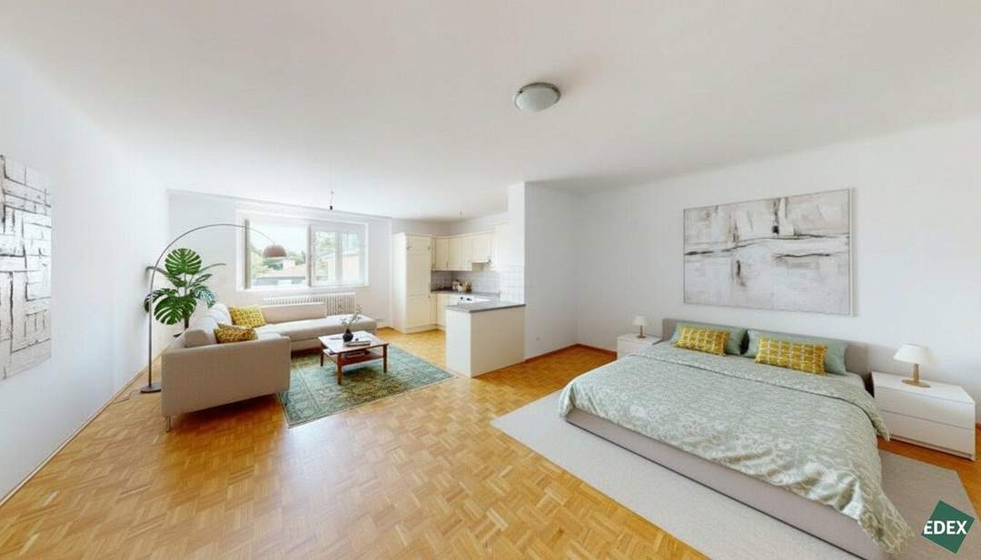 Großzügiges Single-Apartment mit Gestaltungsspielraum in exklusiver Grinzinger Grünlage