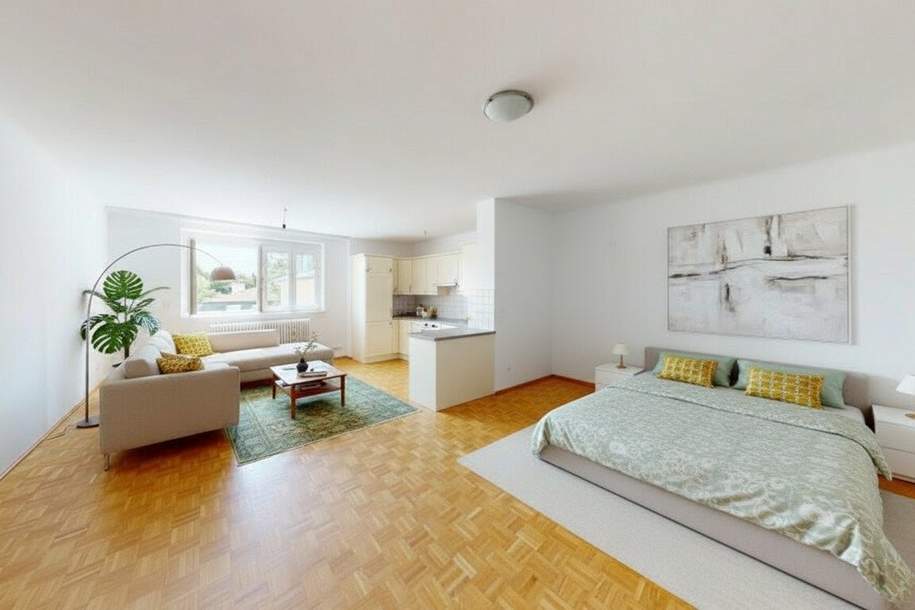 Großzügiges Single-Apartment mit Gestaltungsspielraum in exklusiver Grinzinger Grünlage, Wohnung-kauf, 329.000,€, 1190 Wien 19., Döbling