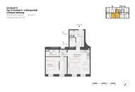 Kleinod mit Stadtgarten | 2-Zimmer-Wohnung mit Blick in den Garten