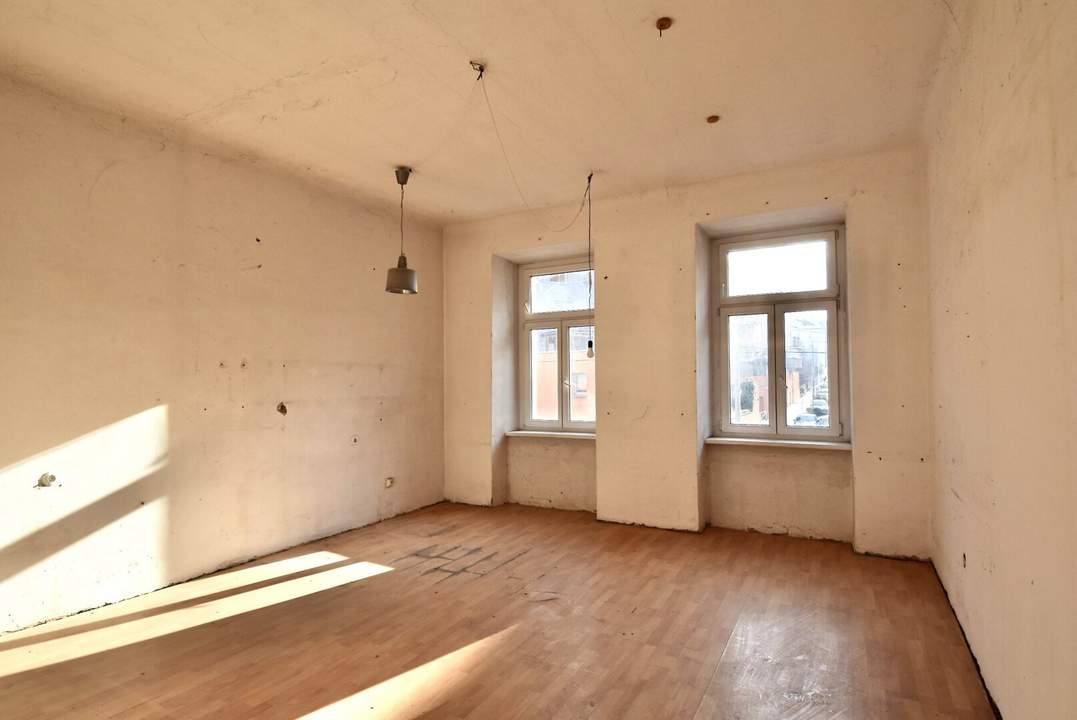 Sanierungsbedürftige Wohnung mit tollem Grundriss Nähe Matzleinsdorfer Platz