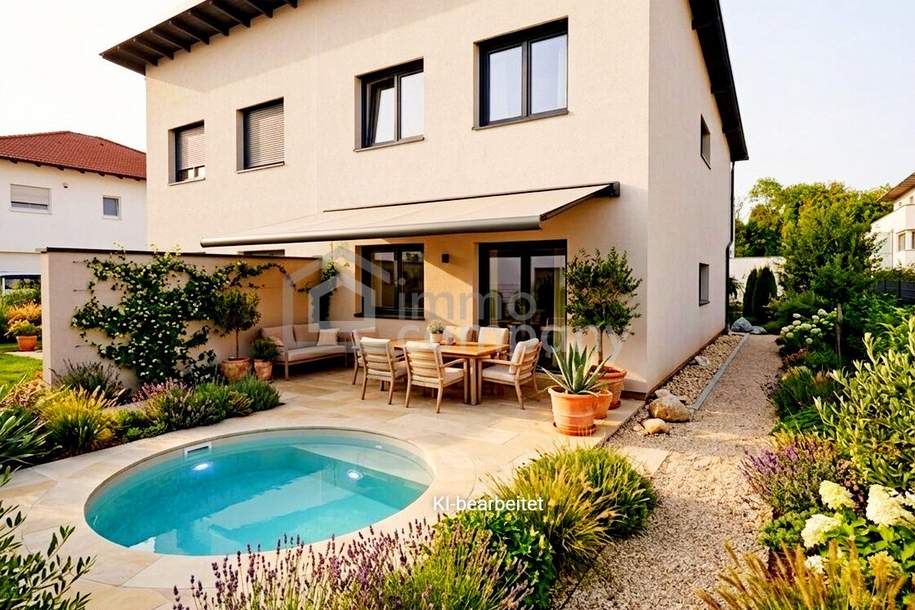 Moderne Doppelhaushälfte in Grieskirchen, 124m², 4 Zimmer, Terrasse, Erstbezug!, Haus-kauf, 380.000,€, 4710 Grieskirchen
