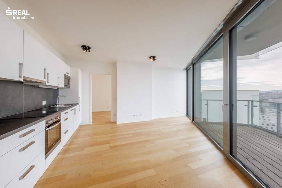 Wohntraum im 17ten Stock mit beeindruckendem Ausblick beim BELVEDERE!, Wohnung-kauf, 552.000,€, 1100 Wien 10., Favoriten