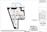 ERSTBEZUG 3 Zimmer DG-Balkon-Neubauwohnung