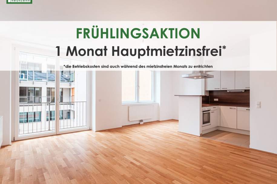 Wohnen in zentraler Lage in 1100 Wien: 3-Zimmer inkl. Einbauküche und zwei Freiflächen!, Wohnung-miete, 1.599,01,€, 1100 Wien 10., Favoriten