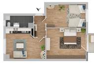 Anlegerwohnung! Schöne helle, neu sanierte 3-Zimmer Wohnung in der Friedhofgasse 9 ~