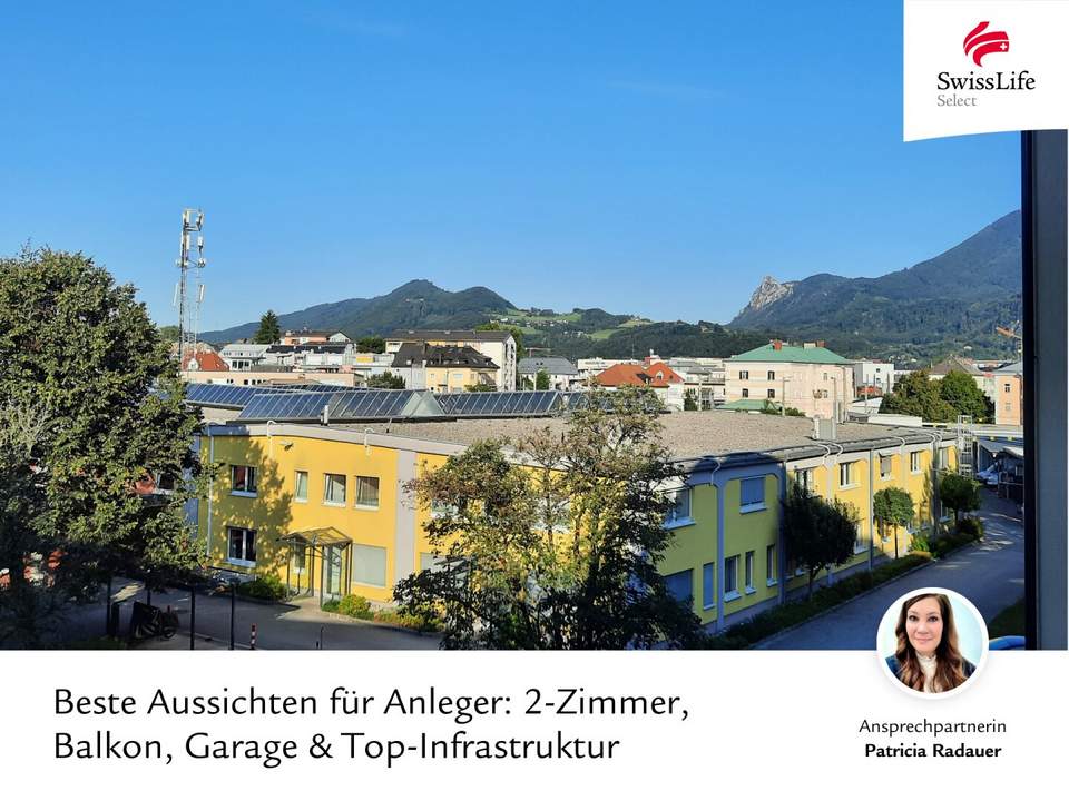 Ideale Stadtwohnung: sofort Beziehbar, Balkon mit Ausblick & Garage