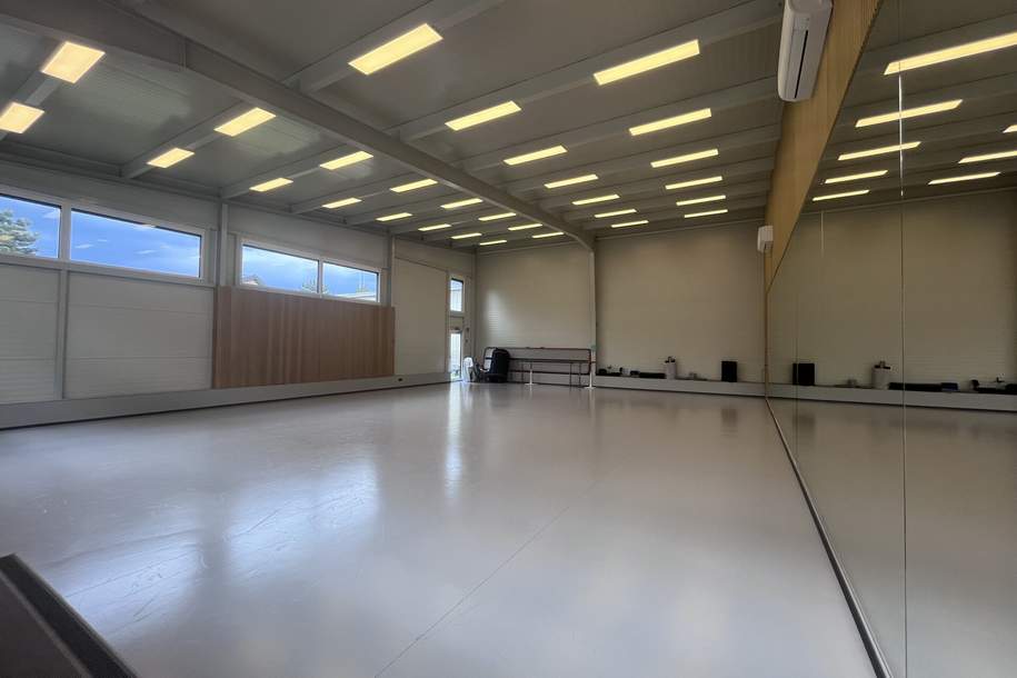 110m2 bis 183 m2 Saal zur individuellen Nutzung!, Gewerbeobjekt-miete, 25,00,€, 2353 Mödling