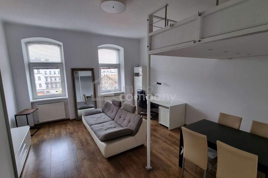 Stilvolle 2‑Zimmer‑Citywohnung im 7. Bezirk, Wohnung-miete, 600,00,€, 1070 Wien 7., Neubau