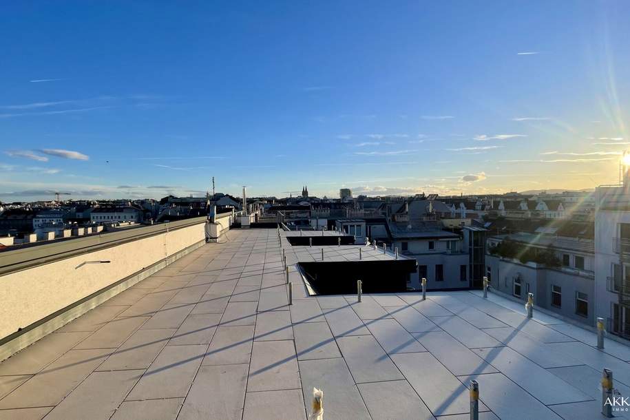Traumhaftes Penthouse mit charmanter 360° Dachterrasse und spektakulärem Blick auf Wien, Wohnung-kauf, 350.000,€, 1090 Wien 9., Alsergrund