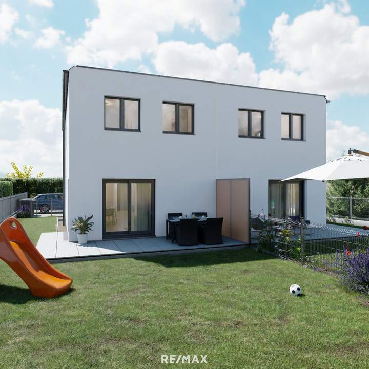 Voll unterkellerte Doppelhaushälfte in Guntramsdorf | Erstbezug Frühjahr 2026