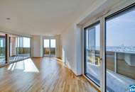 Skyline-Feeling im 34. Stock des Q-Tower mit Südwest-Ausrichtung