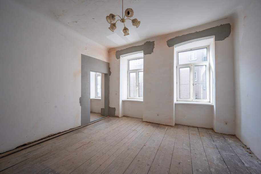 ++NEU++ 2-Zimmer Altbau-Wohnung (sanierungsbedürftig) - gut adaptierbarer Grundriss, Wohnung-kauf, 88.900,€, 1120 Wien 12., Meidling