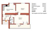 2 Zimmer + Küche Stadtwohnung nähe Hauptbahnhof | Dachgeschoss mit Sonnen-Terrasse | Lift