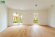 Traumhafte Gartenwohnung in Ruhelage mit energieeffizienter Geothermie im begehrten "Hirschfeld - naturnah wohnen" - Provisionsfrei