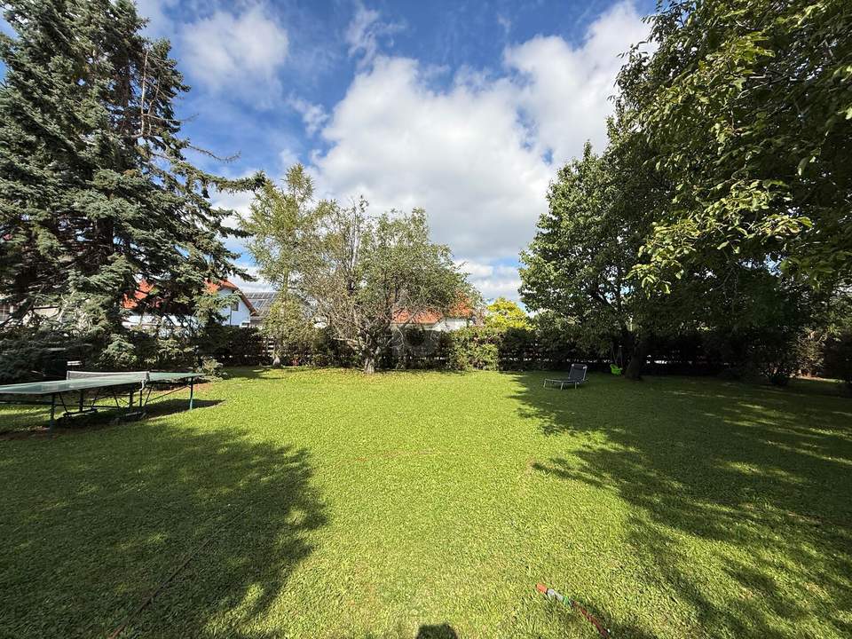 SONNIG UND EBENERDIG MIT SCHÖNEM BAUMBESTAND