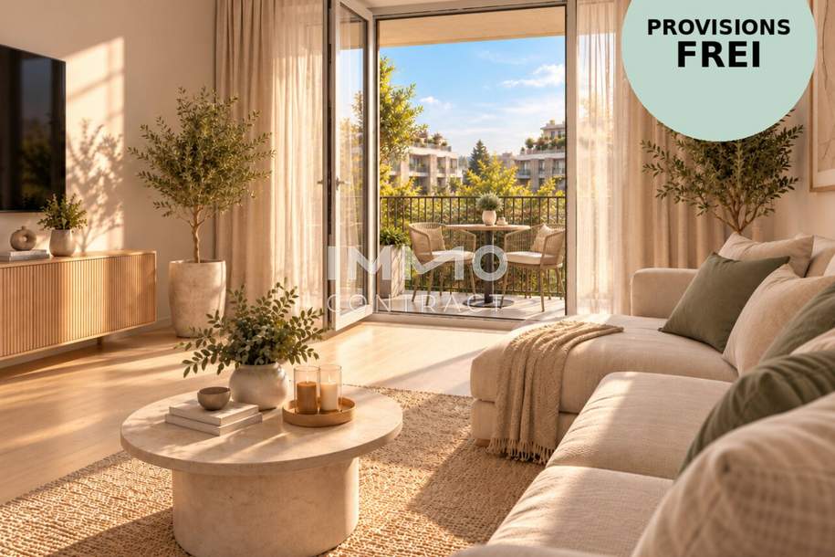 CHARMANTE LOGGIAWOHNUNG ZUM ERSTBEZUG - PROVISIONSFREIES NEUBAUPROJEKT NAHE LAXENBURG, Wohnung-kauf, 238.500,€, 2481 Mödling