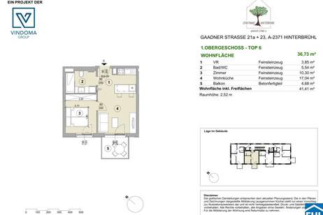 Exklusives Wohnprojekt in Hinterbrühl: renditenstark investieren auf höchstem Niveau, Wohnung-kauf, 2371 Mödling