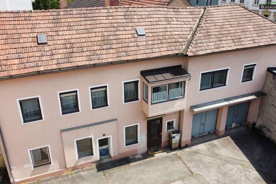 Renovierungsbedürftiges Einfamilienhaus im Zentrum von Knittelfeld mit Carports und Doppelgarage, Haus-kauf, 288.000,€, 8720 Murtal