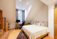 Gartentrakt in Grinzing: Penthouse auf Jahrhundertwendehaus mit großen Terrassen und Grünblick