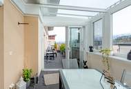 Großzügige Dachgeschoßwohnung mit 5 Zimmern, traumhafte Dachterrasse und Loggia.