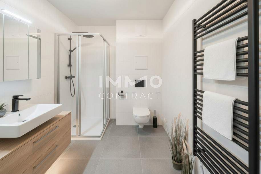 Westseitige 2-Zimmer-Balkonwohnung in Hofruhelage – provisionsfreier Erstbezug nahe Alte Donau, Wohnung-kauf, 259.500,€, 1210 Wien 22., Donaustadt