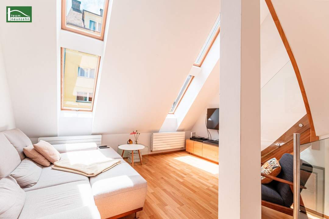 Ihre Stadtwohnung in Bestlage: direkt bei U2 und in wenigen Min. fußläufig im 1. - sofort beziehbarer Altbau auf 3 Ebenen mit Terrasse