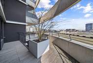 Penthouse Ähnliche Terrassenwohnung mit Blick auf die Trabrennbahn bzw. in denn Prater mit 2 Garagenstellpätze im RONDO