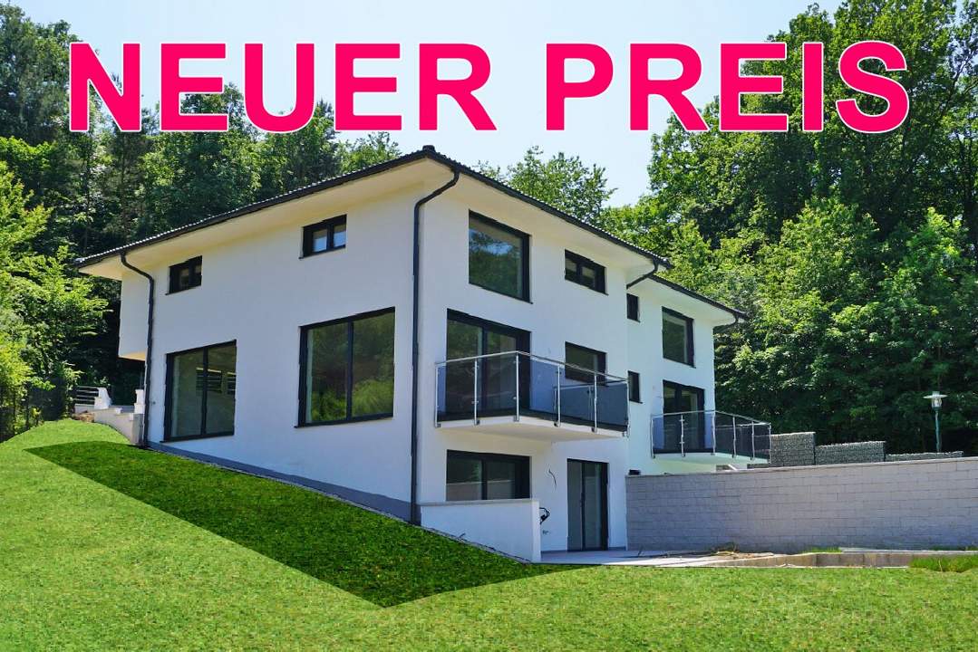 Erstbezug: Schlüsselfertige Doppelhaushälfte mit Pool an der Wiener Stadtgrenze
