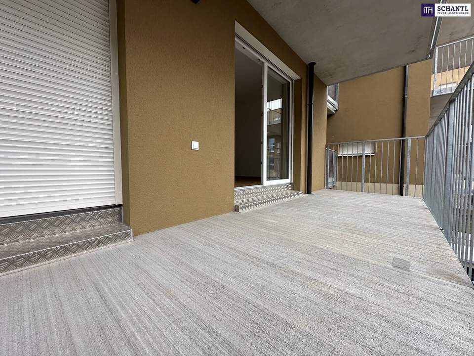 PERFEKT! Lassen Sie sich begeistern! Helle 2-Zimmer-Neubauwohnung mit großzügigem Balkon, exklusiver Tischlerküche und Tiefgaragenplatz.