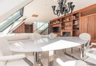 Exklusive Luxus-Dachgeschosswohnung mit ca. 60 m² Dachterrasse | voll möbliert | Smart Home | Garage | 1180 Wien